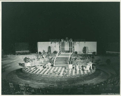 A set at Greek Theatre, Pomona College