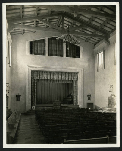 Balch Auditorium interior, Scripps College