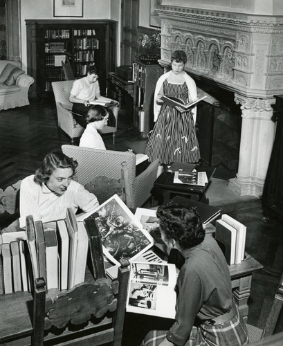 In the Holbein Room, Ella Strong Denison Library