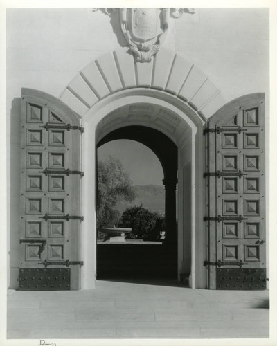 Clark Hall doors, Pomona College