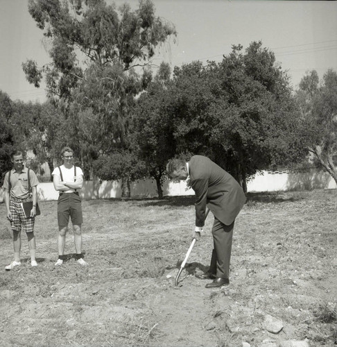 Platt Campus Center groundbreaking ceremony, Harvey Mudd College