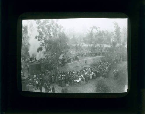 Mason Hall ground breaking, Pomona College