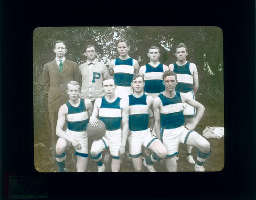 Basketball team, Pomona College