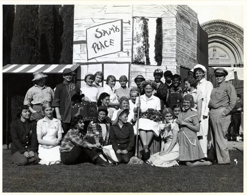 Scripps College students in costume