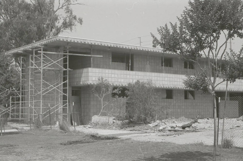 Marks Hall construction, Harvey Mudd College