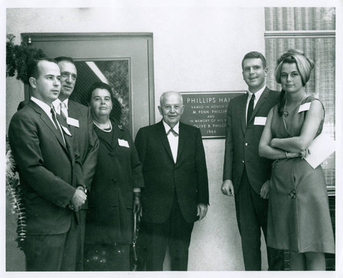 Phillips Hall dedication, Claremont McKenna College