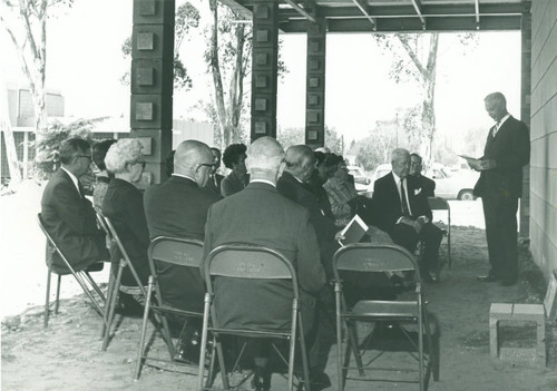 Thomas-Garrett Hall dedication ceremony, Harvey Mudd College