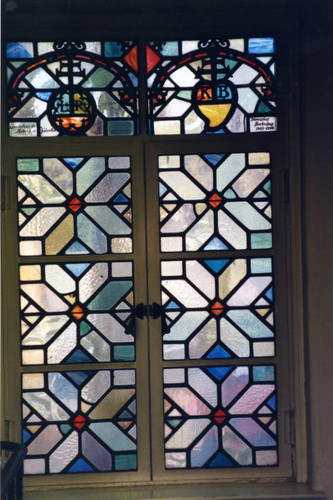 Stained Glass at Denison Library, Scripps College