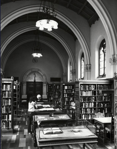 Main Reading Room of Denison Library, Scripps College