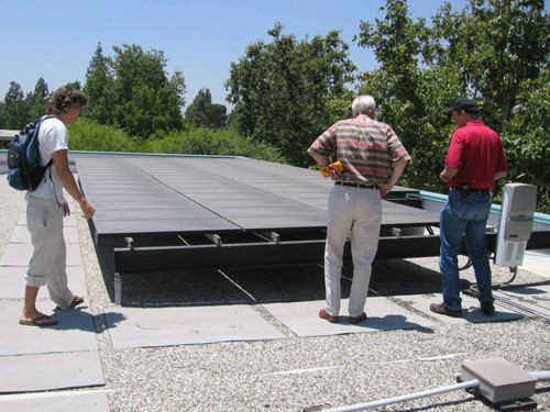 Photovoltaic array, Case Dorm, Harvey Mudd College