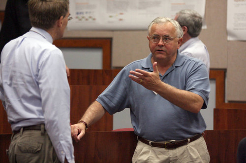 Rick Hazlett and George Gorse at Sustainability Presentations Day 2007