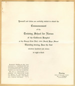 Commencement invitation