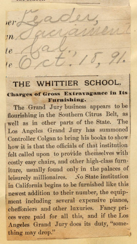 The Whittier school