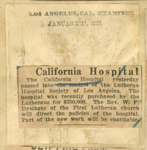 California Hospital