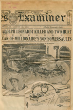 Adolph Leonhardt killed and two hurt