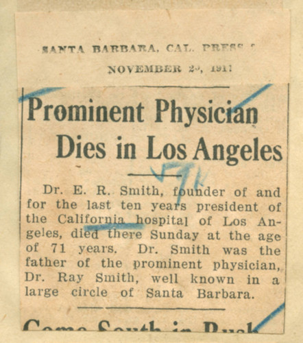 Prominent physician dies in Los Angeles