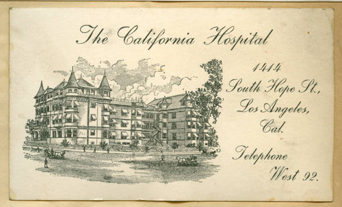 California Hospital advertisement