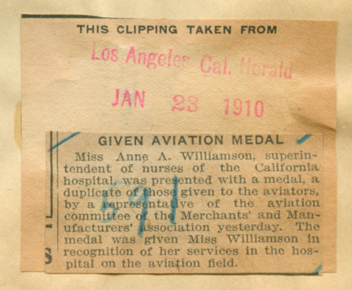 Given aviation medal