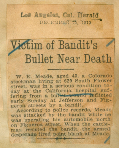 Victim of bandit's bullet near death
