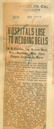 Hospitals lose to wedding bells