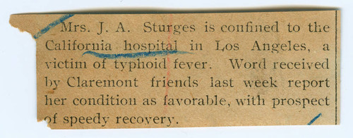 Mrs. J. A. Sturges