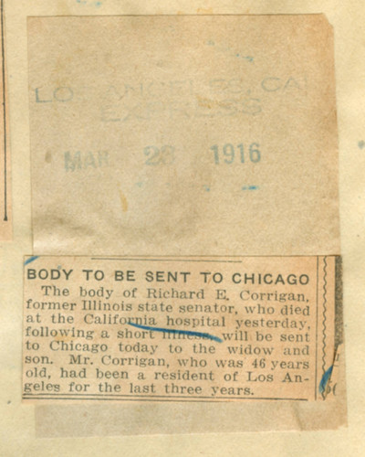 Body to be sent to Chicago