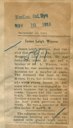 James Leigh Warren