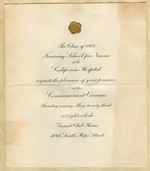 Commencement invitation