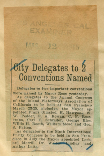 City delegates to two conventions named