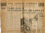 The Times guilty of forgery to aid Lindley