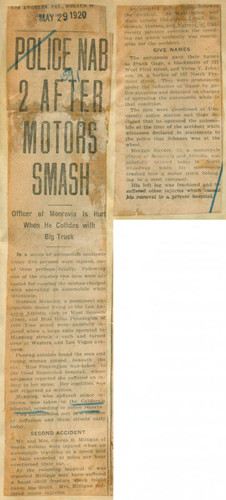 Police nab two after motors smash