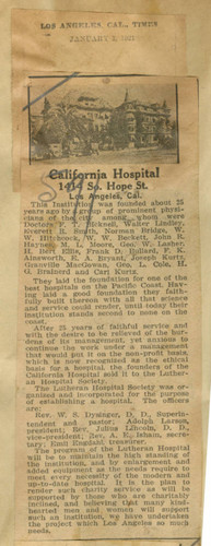 California Hospital