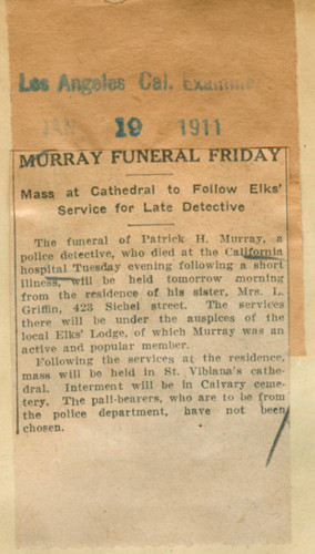 Murray funeral Friday
