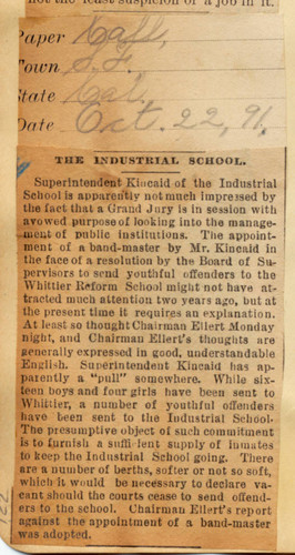 The Industrial school