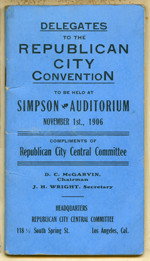 Delegates to the Republican city convention