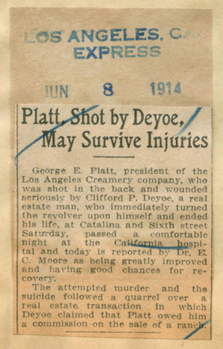 Platt, shot by Devoe, may survive injuries