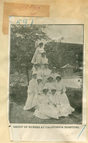 Group of nurses at California Hospital