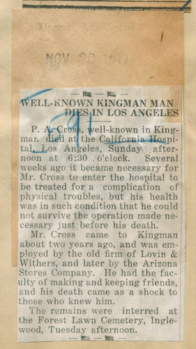 Well-known Kingman man dies in Los Angeles