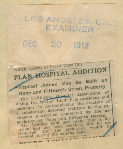 Plan hospital addition