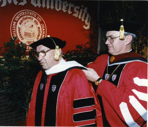 St. John's University convocation, 1996-04-12; A-11