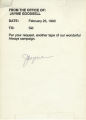 Correspondence from Jayme Goodsell to Sid, 1993-02-25