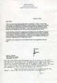 Correspondence from James C. Worthy to Peter Drucker, 1992-03-03