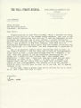 Correspondence from Tim W. Ferguson to Peter Drucker, 1994-11-23