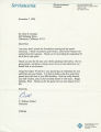 Correspondence from C. William Pollard to Peter Drucker, 1994-11-07