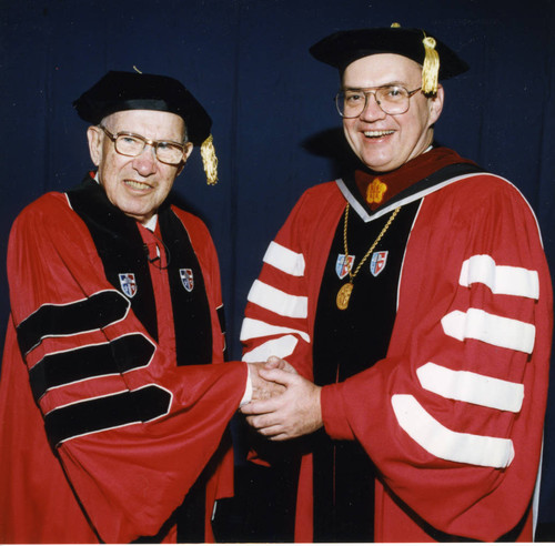 St. John's University convocation, 1996-04-12; A-3