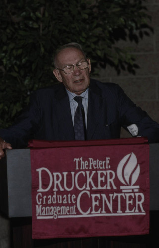 Claremont Graduate School event, 1993-10