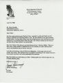 Correspondence from James Flamming to Peter Drucker, 1998-06-15