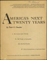 America's next twenty years by Peter F. Drucker, 1955