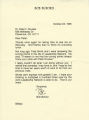 Correspondence from Bob Buford to Peter Drucker, 1995-10-23