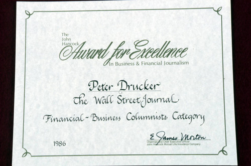 John Hancock award